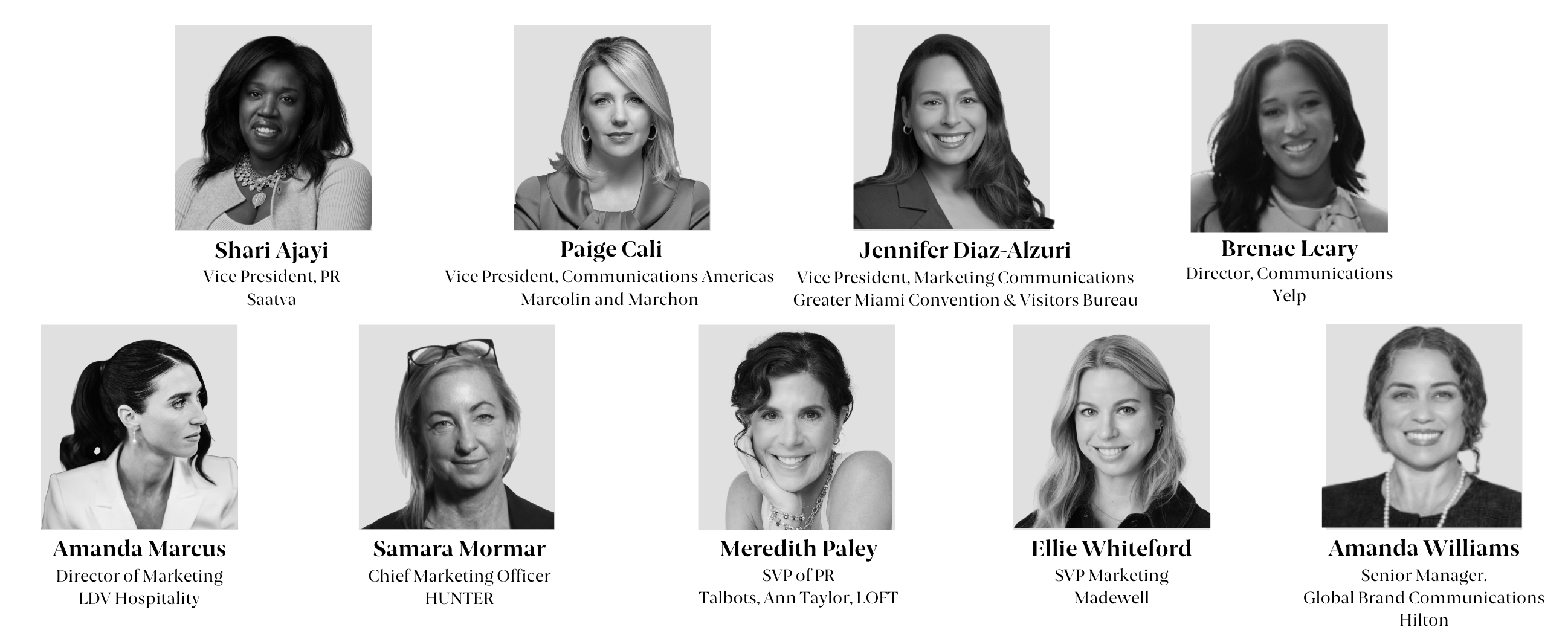 The PR Net Next Gen Awards 2027 Judging Committee